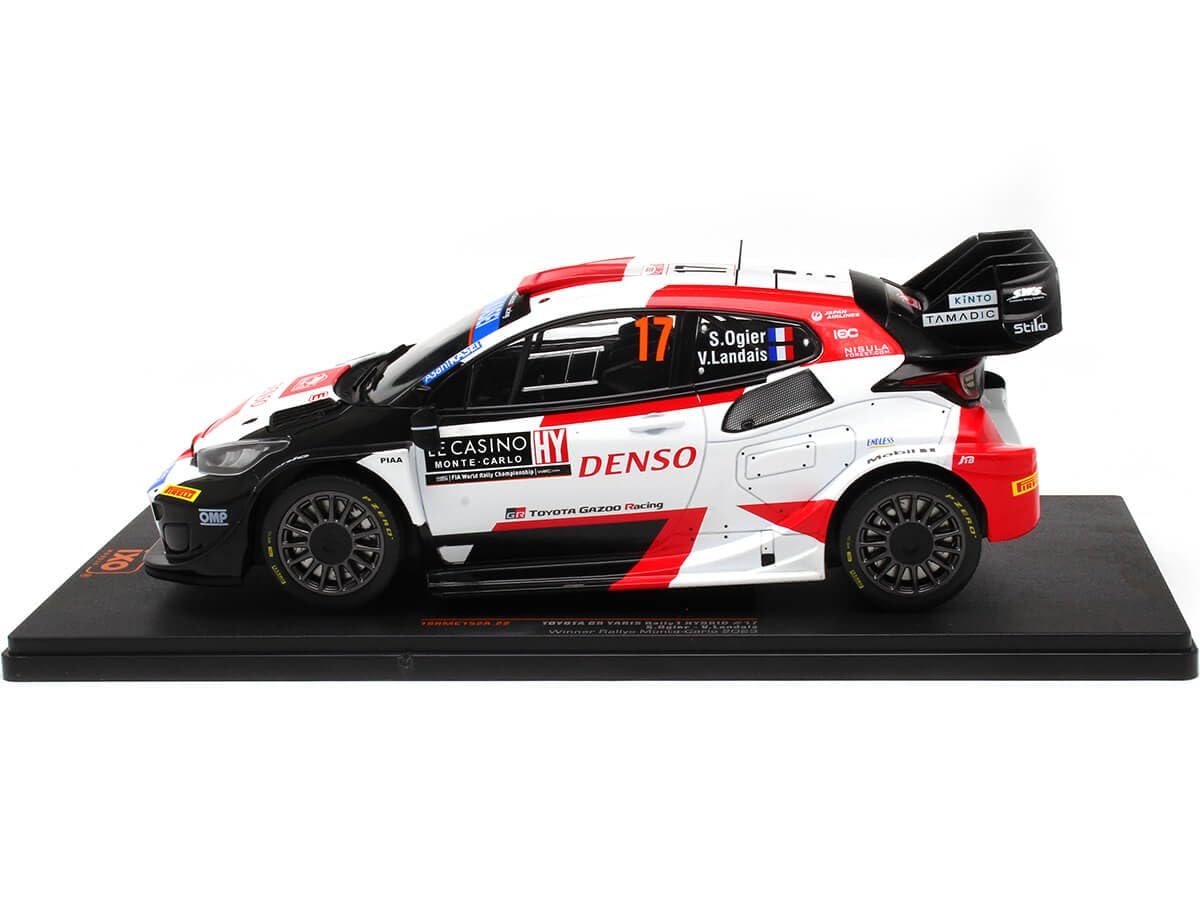 Amazon.com: IXO 1/18 - Toyota GR Yaris - Rally de Montecarlo 2023